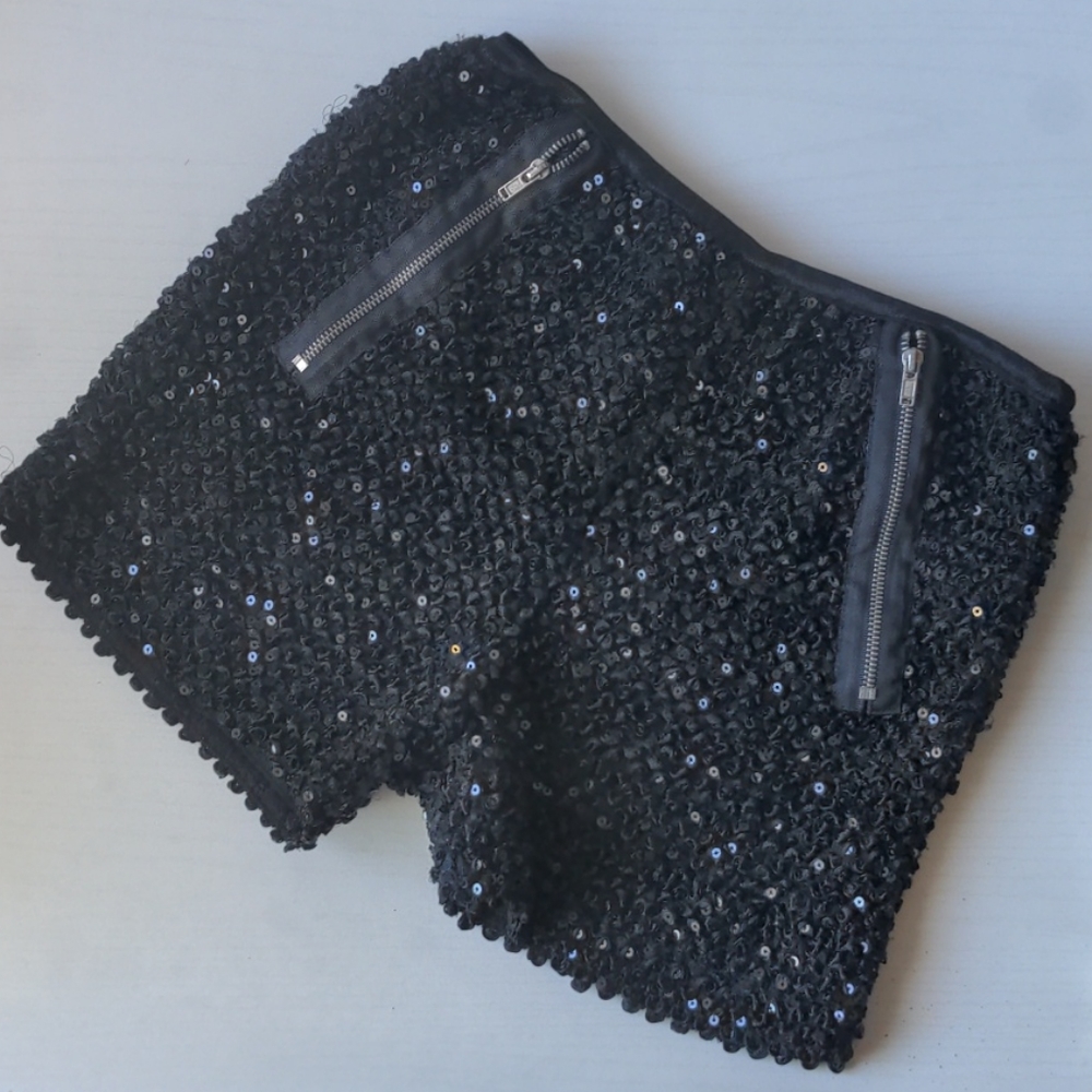 San Joy Sequined Club Shorts